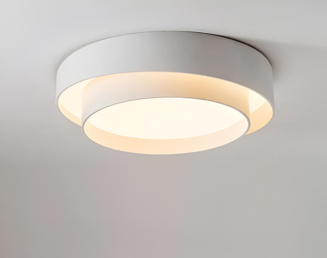 Lampă de tavan LED modernă în formă de inel pentru dormitor și living 12