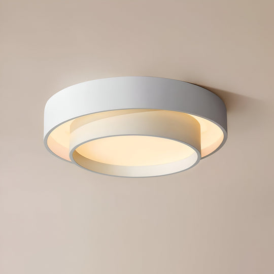 Lampă de tavan LED modernă în formă de inel pentru dormitor și living 3