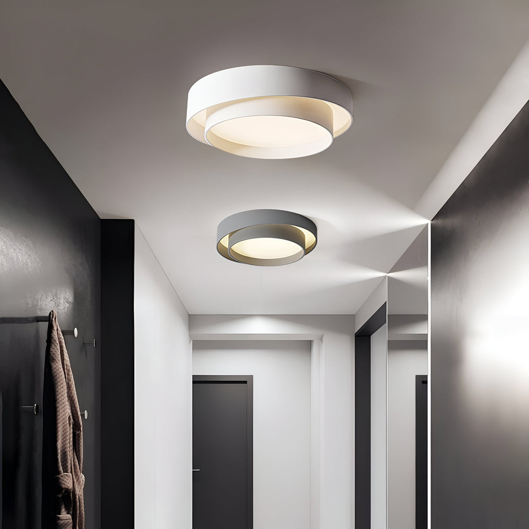 Lampă de tavan LED modernă în formă de inel pentru dormitor și living 7