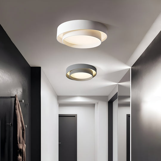 Lampă de tavan LED modernă în formă de inel pentru dormitor și living 7