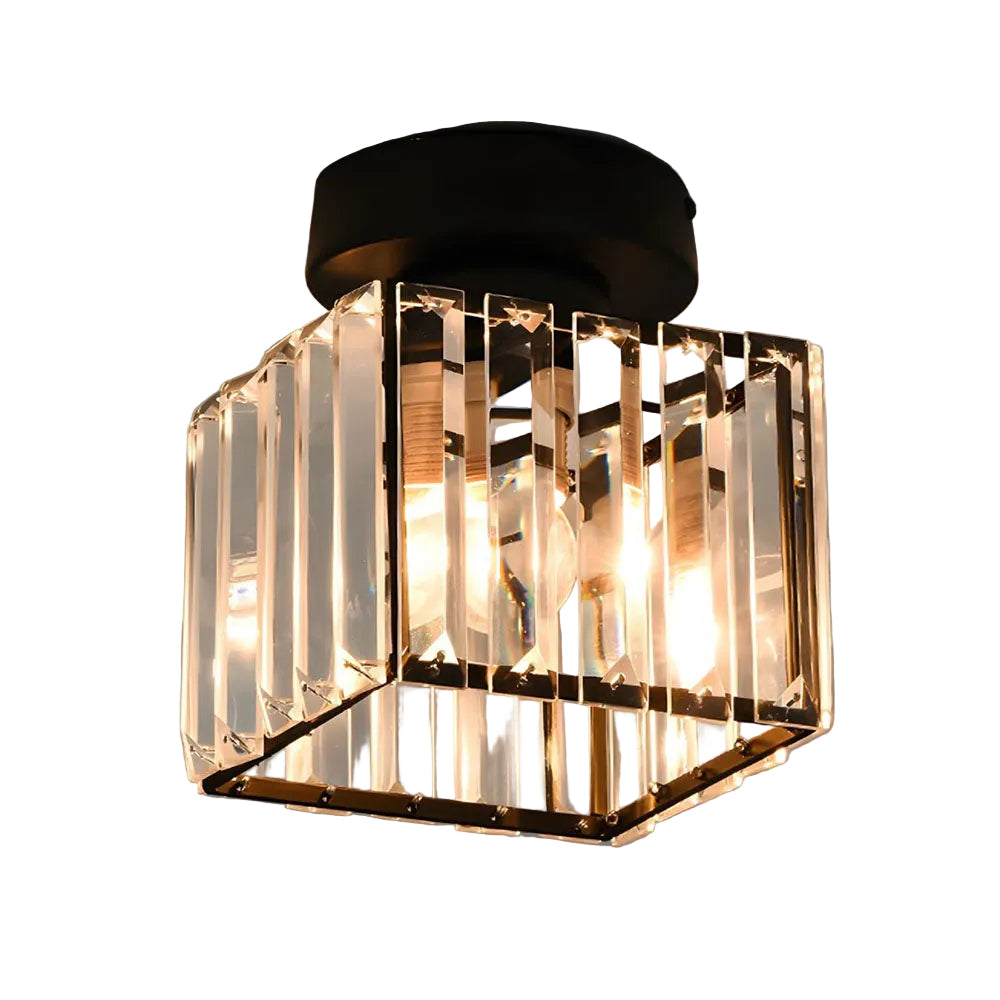 Lampă de tavan modernă cu accente de cristal 0