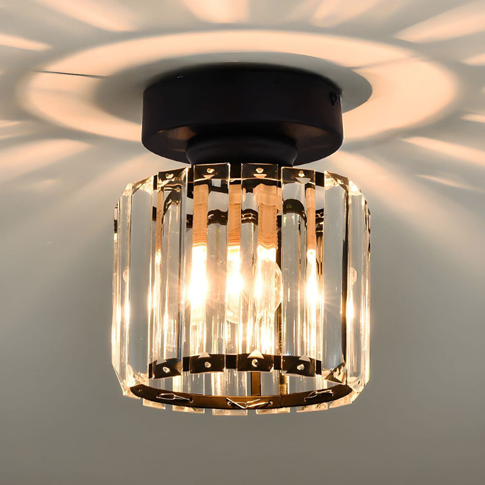 Lampă de tavan modernă cu accente de cristal 1