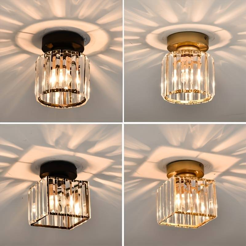 Lampă de tavan modernă cu accente de cristal 2