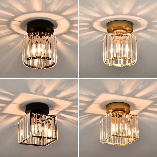 Lampă de tavan modernă cu accente de cristal 2