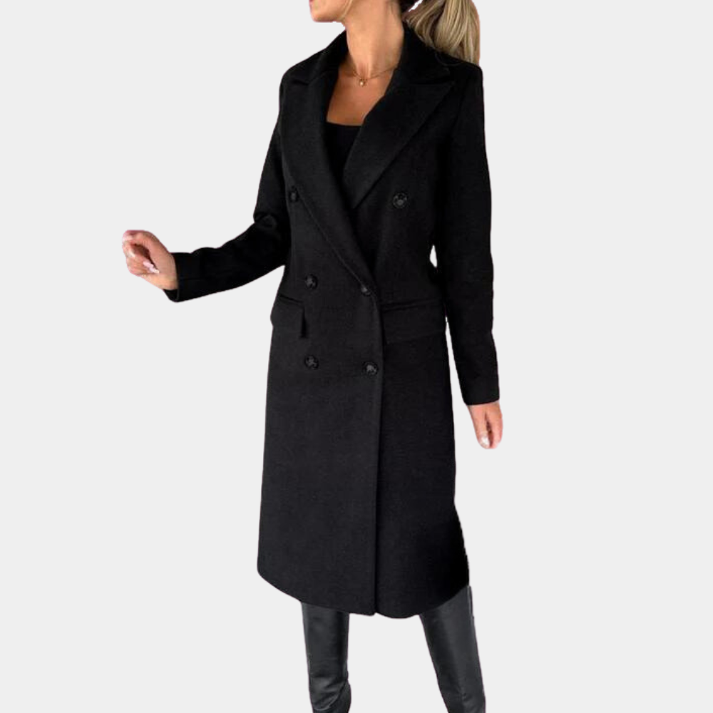 Lange Dames Jas Winter Waterafstotend met Verstelbare Capuchon en Knoopsluiting 4