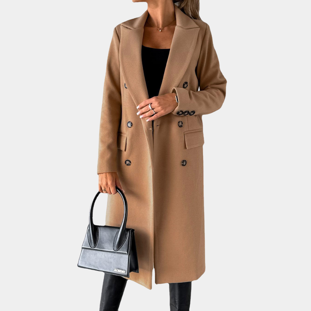 Lange Dames Jas Winter Waterafstotend met Verstelbare Capuchon en Knoopsluiting 5