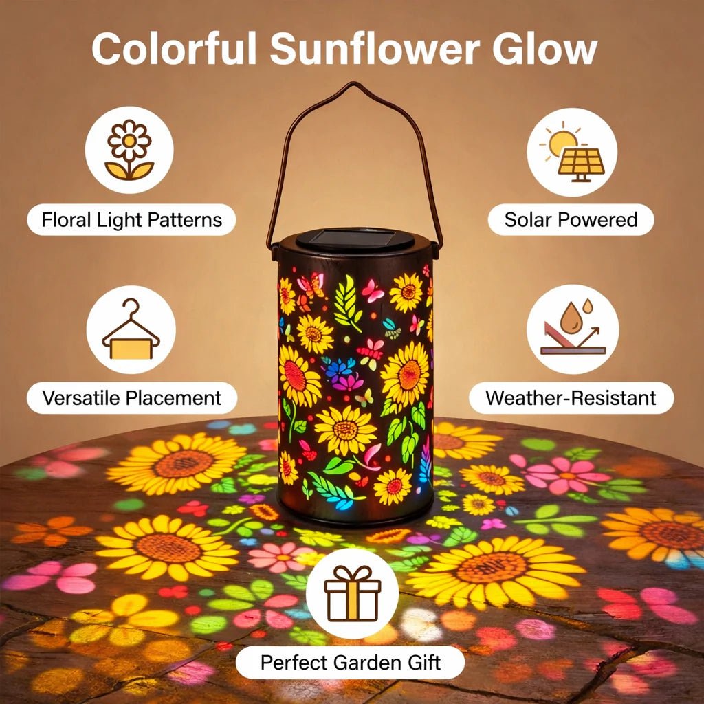 Lanternă Solară de Grădină Cu Proiecție Decorativă 3