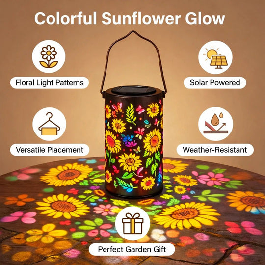Lanternă Solară de Grădină Cu Proiecție Decorativă 3