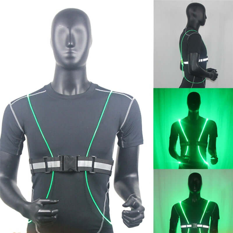 Led Vest Reflectorizant De Siguranță