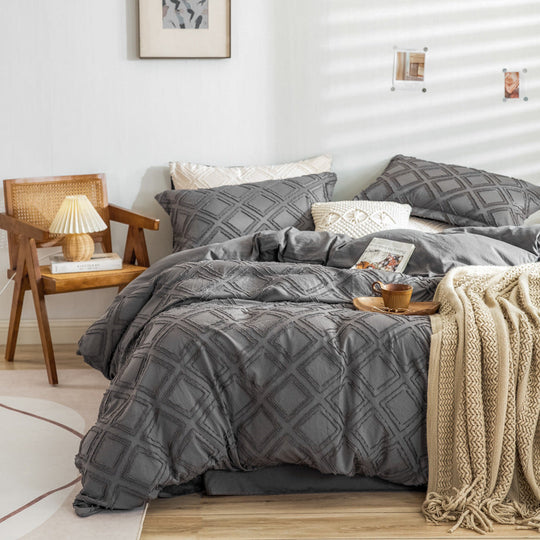 Lenjerie de Pat Design Texturat pentru Femei, Set Complet pentru Dormitor 0