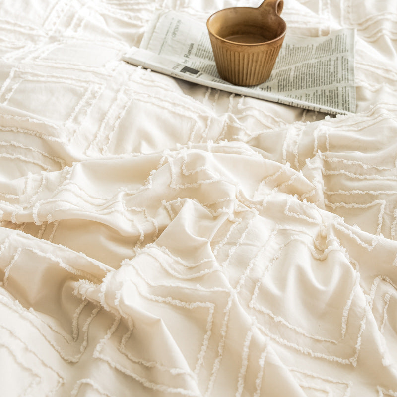 Lenjerie de Pat Design Texturat pentru Femei, Set Complet pentru Dormitor 1