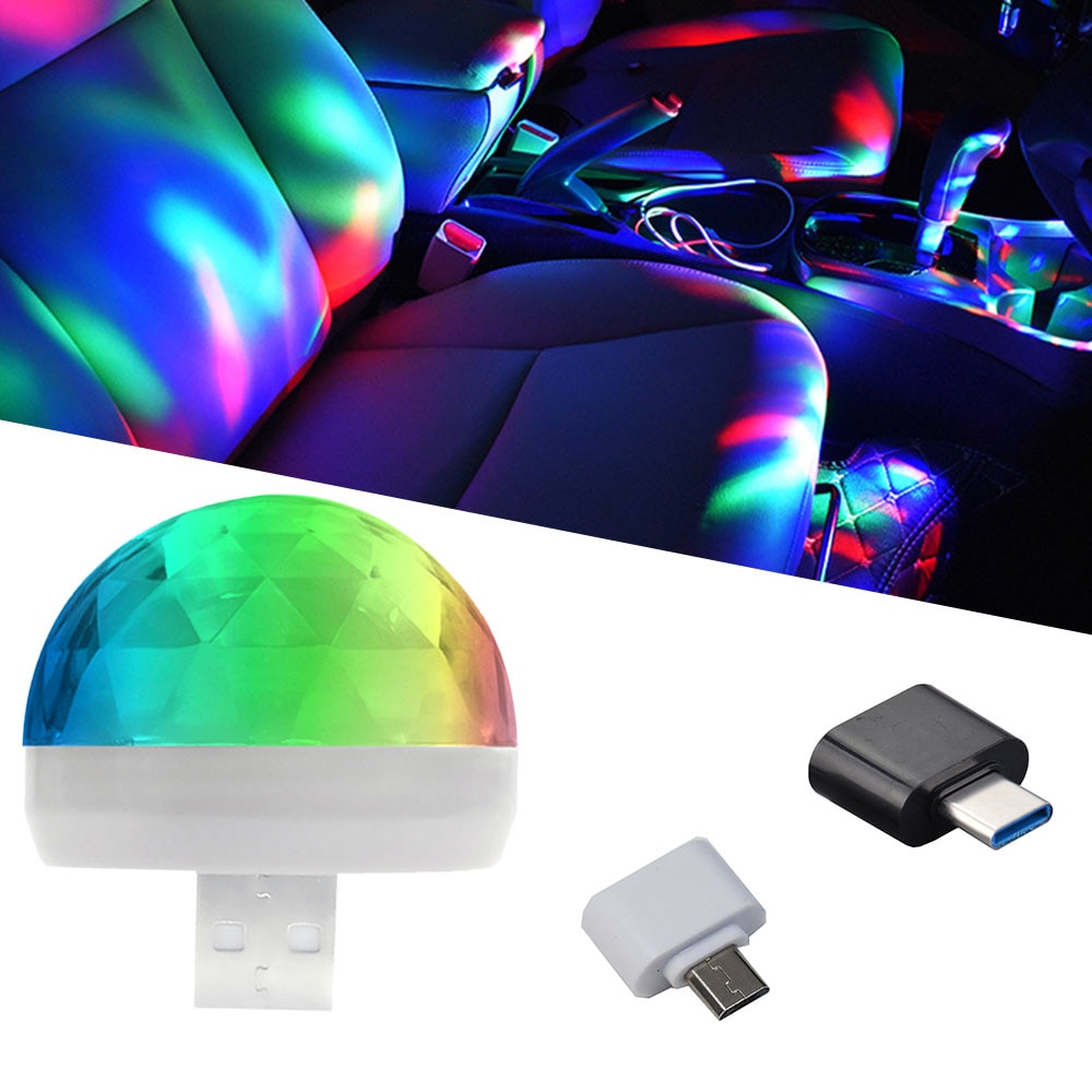 Lumină De Discotecă Cu Ciupercă (Usb)
