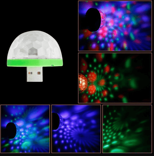 Lumină De Discotecă Cu Ciupercă (Usb)