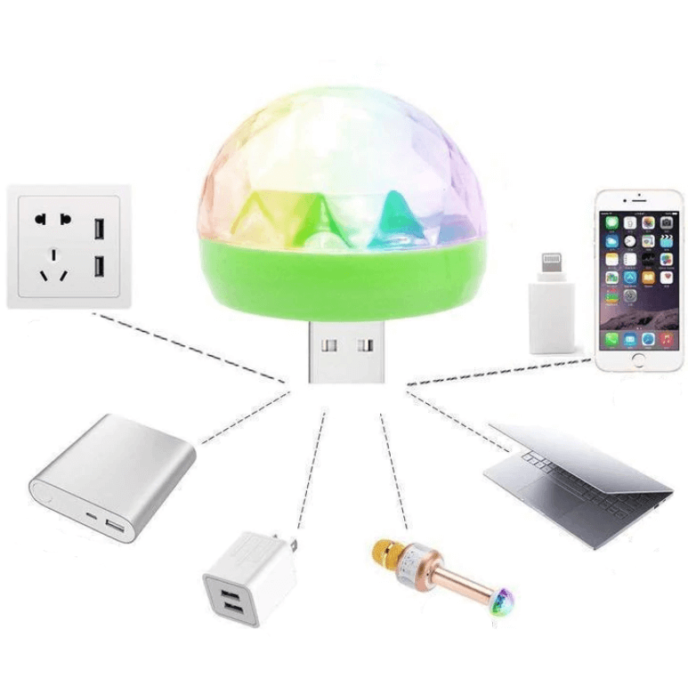 Lumină De Discotecă Cu Ciupercă (Usb)