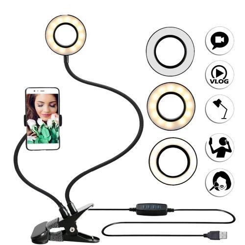 Lumină Led De Studio Cu Suport Pentru Telefon