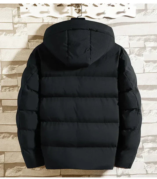 Herre Vindjakke Lang Komfortabel Polyester til Udendørs Aktiviteter-6