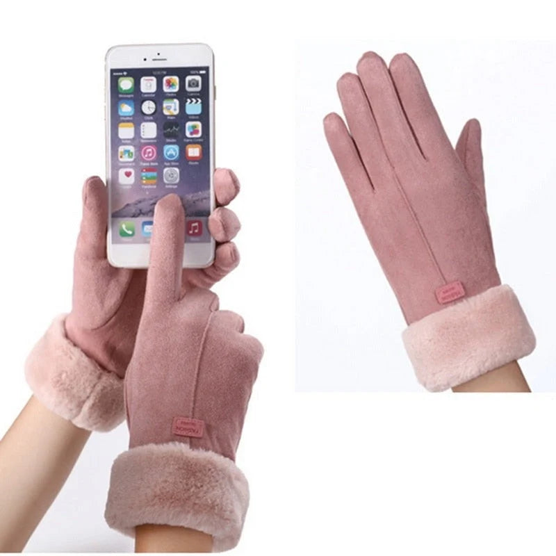 Mănuși de iarnă impermeabile pentru bărbați și femei cu funcție touchscreen 8