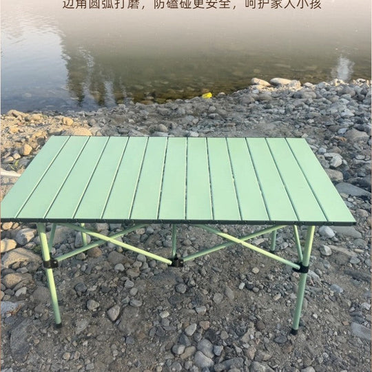 Masă Pliabilă Portabilă pentru Camping și Picnic, Design Compact și Stabil 6