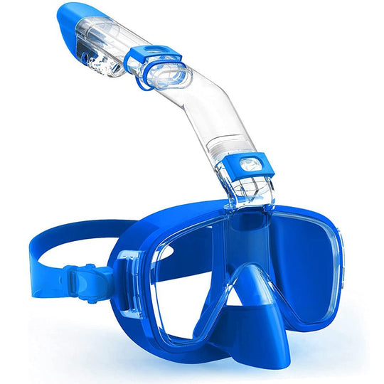 Masca de scufundări cu snorkel flexibil pentru femei 0