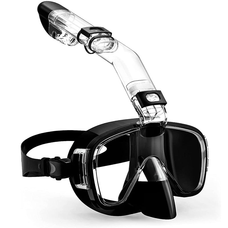 Masca de scufundări cu snorkel flexibil pentru femei 1
