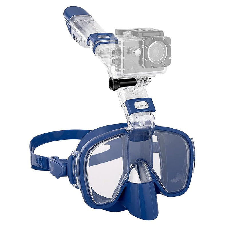 Masca de scufundări cu snorkel flexibil pentru femei 2