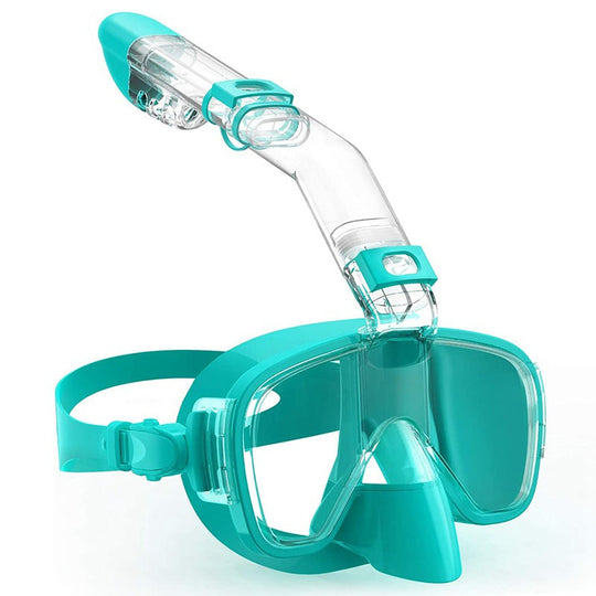Masca de scufundări cu snorkel flexibil pentru femei 4