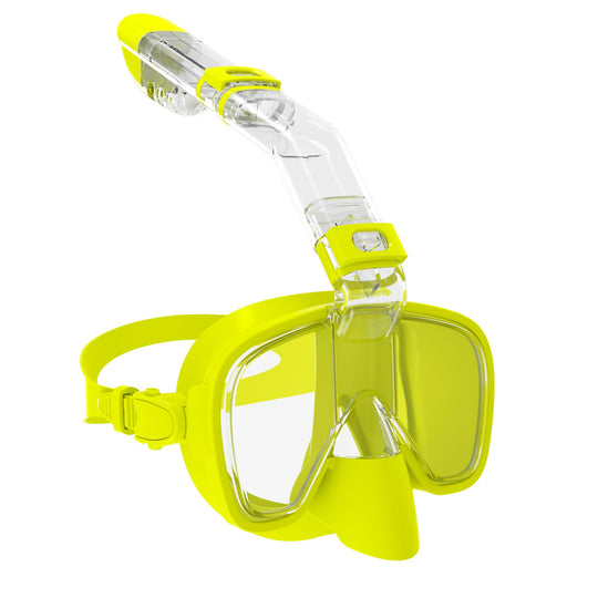 Masca de scufundări cu snorkel flexibil pentru femei 8