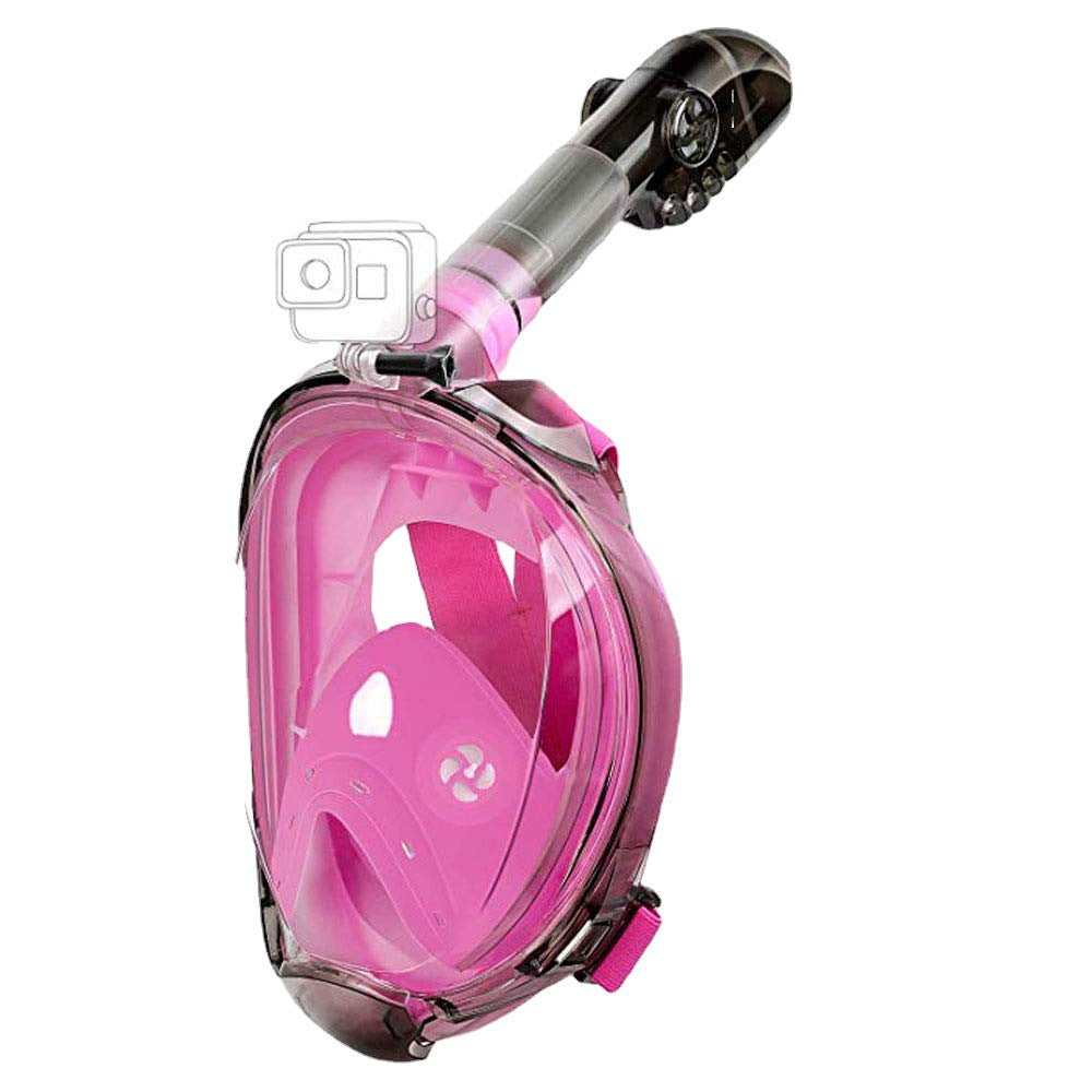 Masca de snorkel Full Face cu sistem de respirație inovator pentru bărbați și femei 4