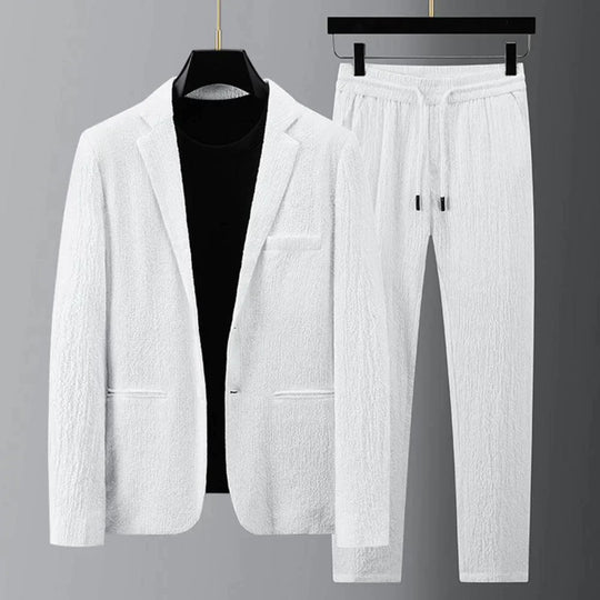 Variant image for Herre Jakkesæt Til Mænd Casual Blazer og Bukser Højkvalitets Stof-7