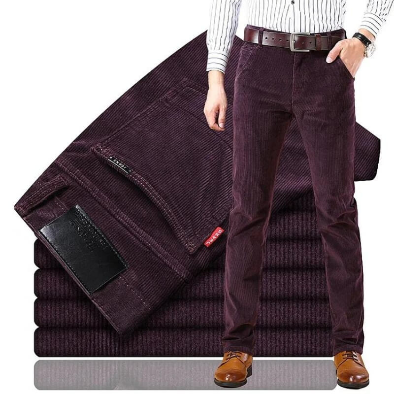 Heren Jeans Klassiek Corduroy 100% Katoen 6