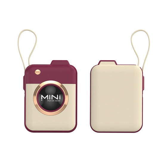 Mini Power Bank Portabil cu Curea de Transport și Capacitate Mare 5