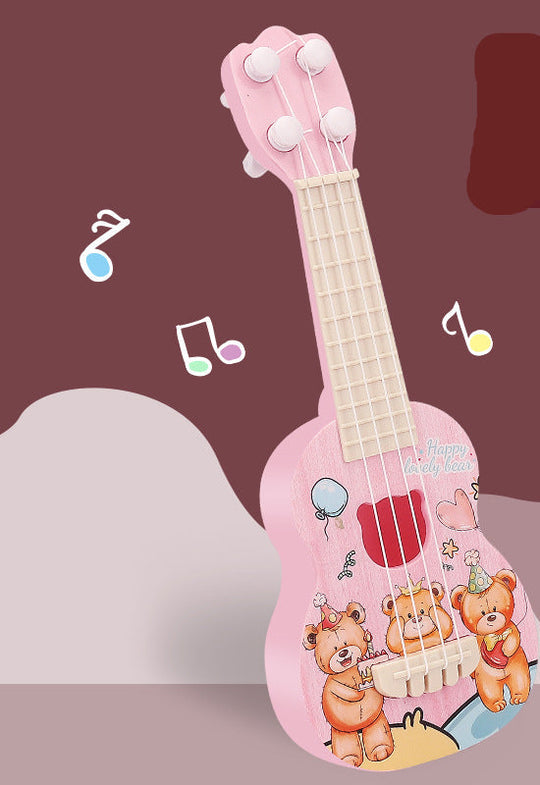 Mini Ukulele Acustic Compact Pentru Bărbați și Femei Design Atrăgător 5