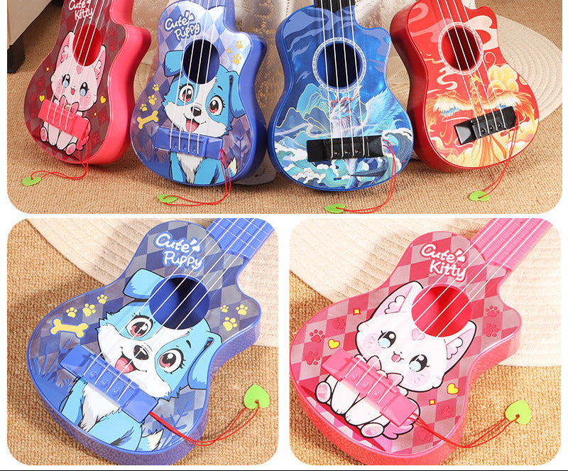 Mini Ukulele Acustic Portabil pentru Începători 1