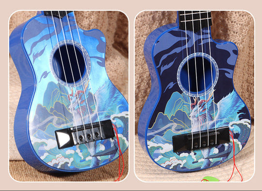 Mini Ukulele Acustic Portabil pentru Începători 2