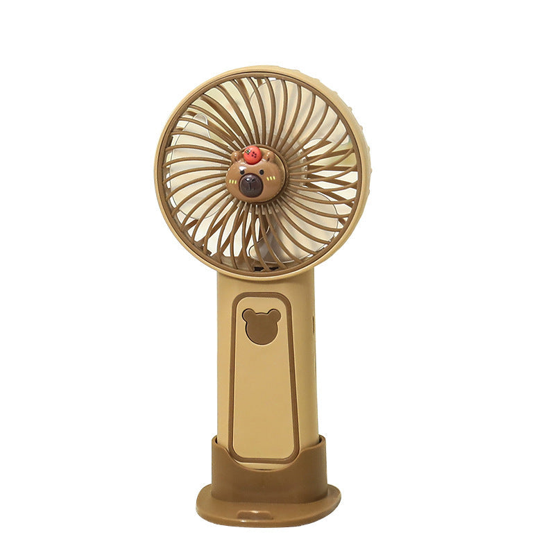 Mini Ventilator Portabil cu Design Drăguț pentru Femei, Viteze Reglabile 5