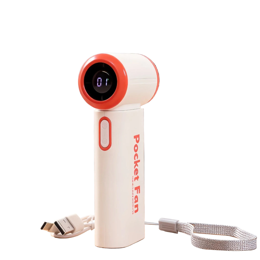 Mini Ventilator Portabil pentru Femei cu Ecran LCD 0
