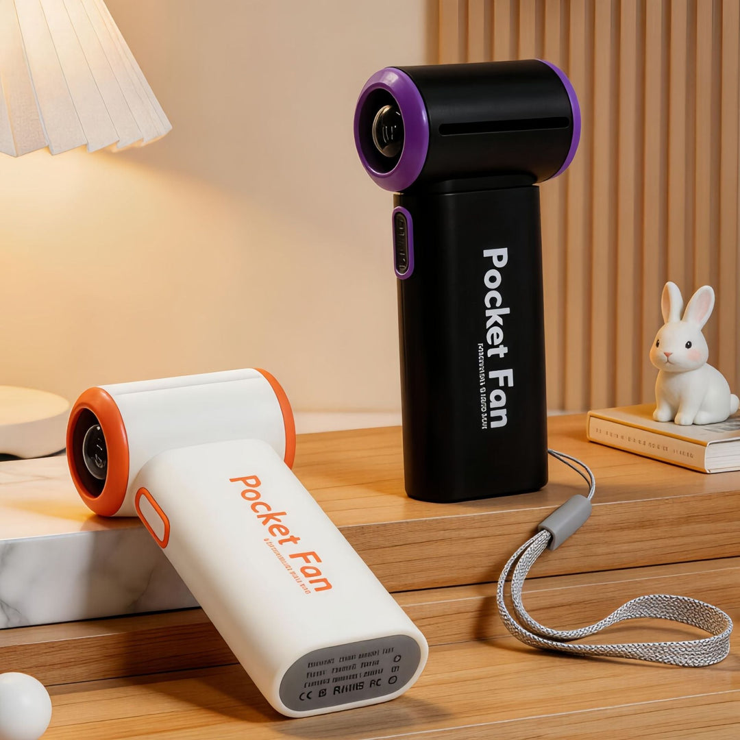 Mini Ventilator Portabil pentru Femei cu Ecran LCD 4