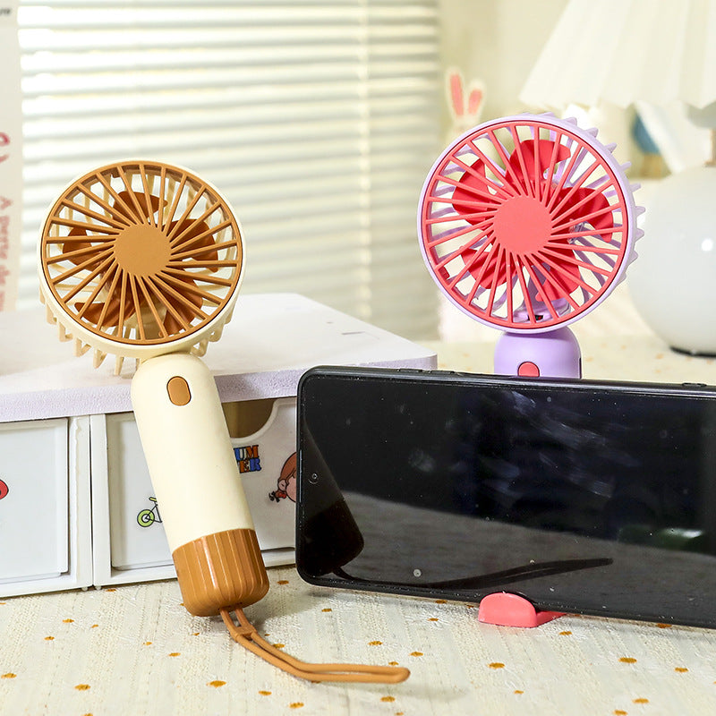 Mini Ventilator Portabil pentru Femei cu Mâner Ergonomic 3