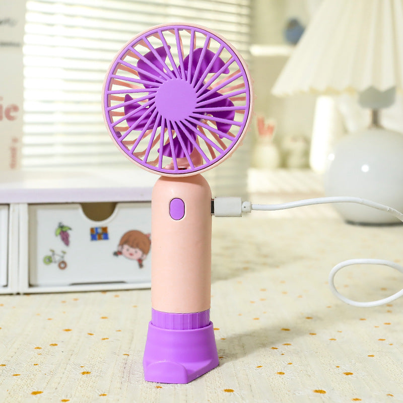 Mini Ventilator Portabil pentru Femei cu Mâner Ergonomic 4