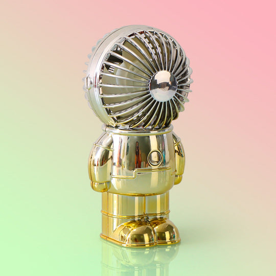 Mini Ventilator de Birou Retro Compact cu Design Vintage 4