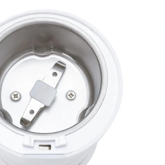 Moară electrică pentru cafea și cereale cu design compact și carcasă din oțel inoxidabil 2