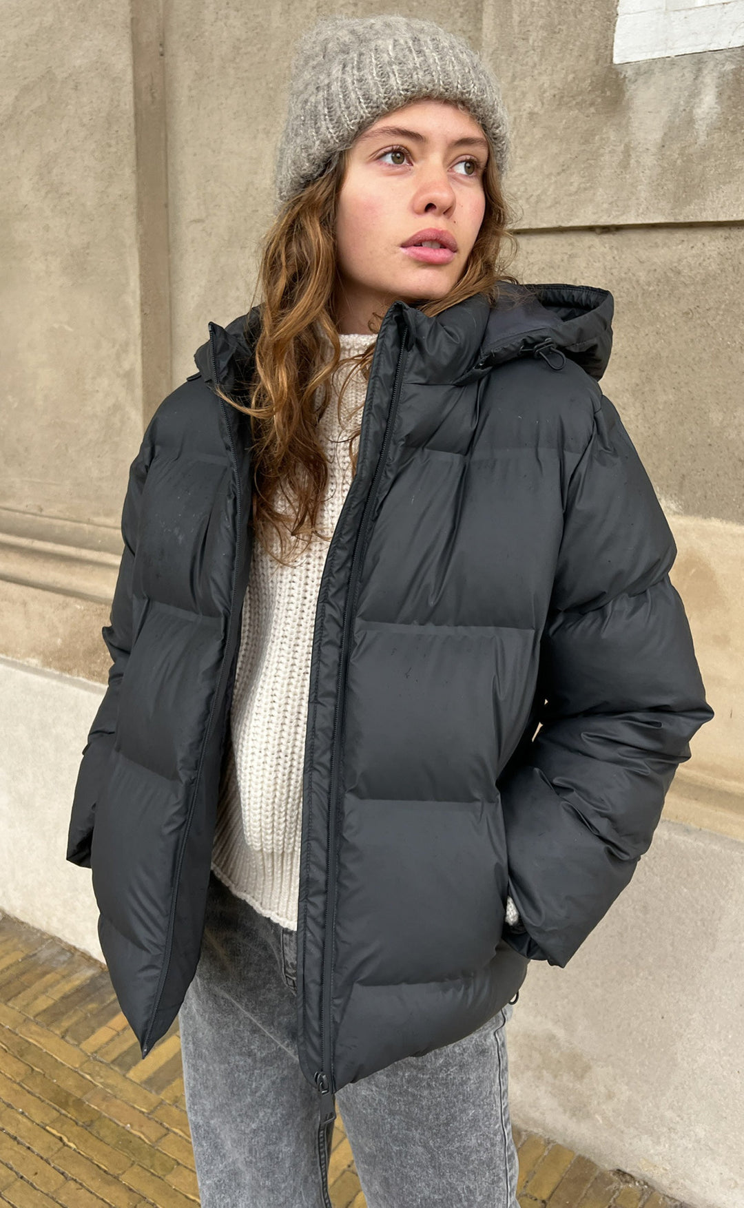 Dame Vinterjakke Stilfuld Varm Polyester-1