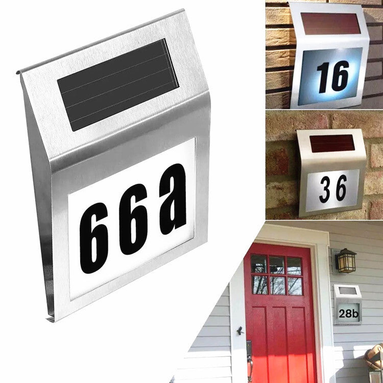 Numere De Casă Cu Energie Solară
