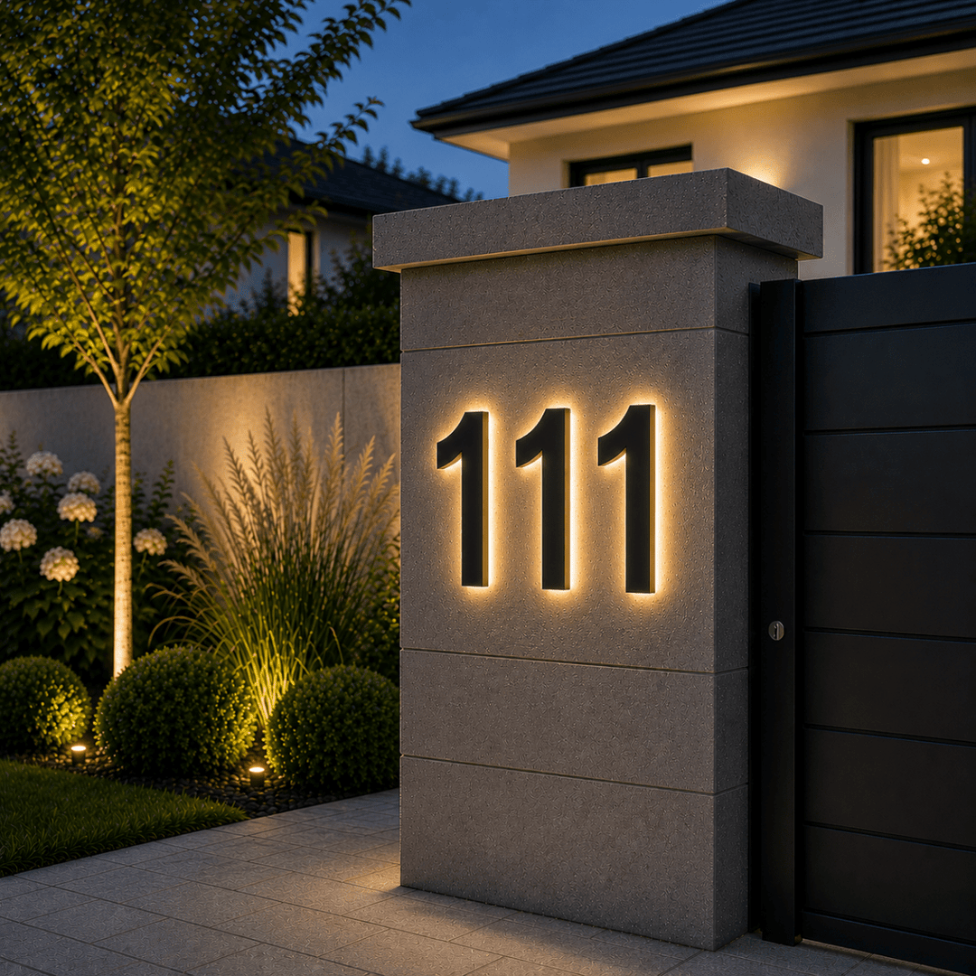 Numere LED Personalizabile pentru Identificarea Casei 1