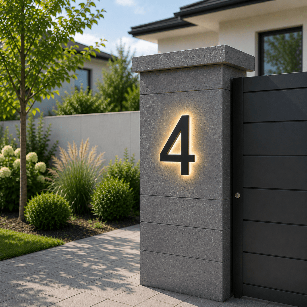 Numere LED Personalizabile pentru Identificarea Casei 4