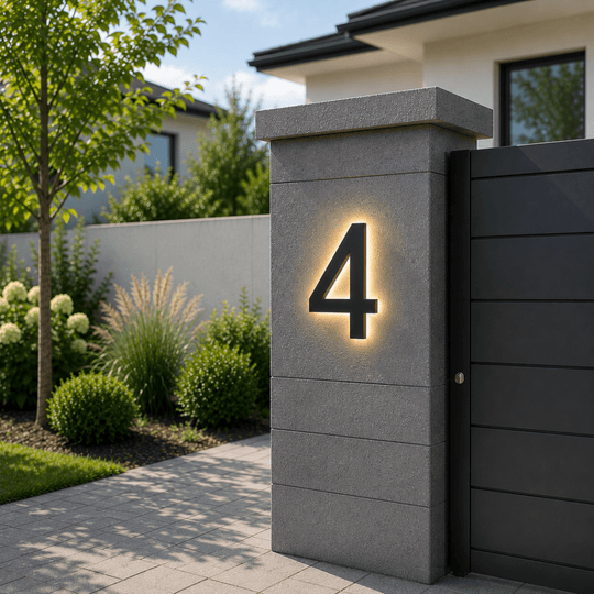 Numere LED Personalizabile pentru Identificarea Casei 4