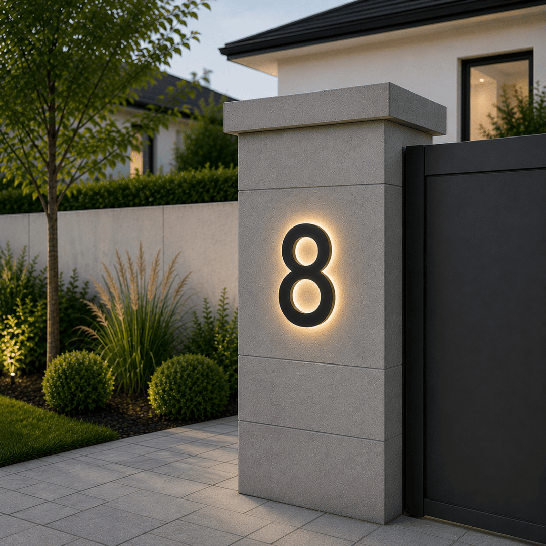 Numere LED Personalizabile pentru Identificarea Casei 8