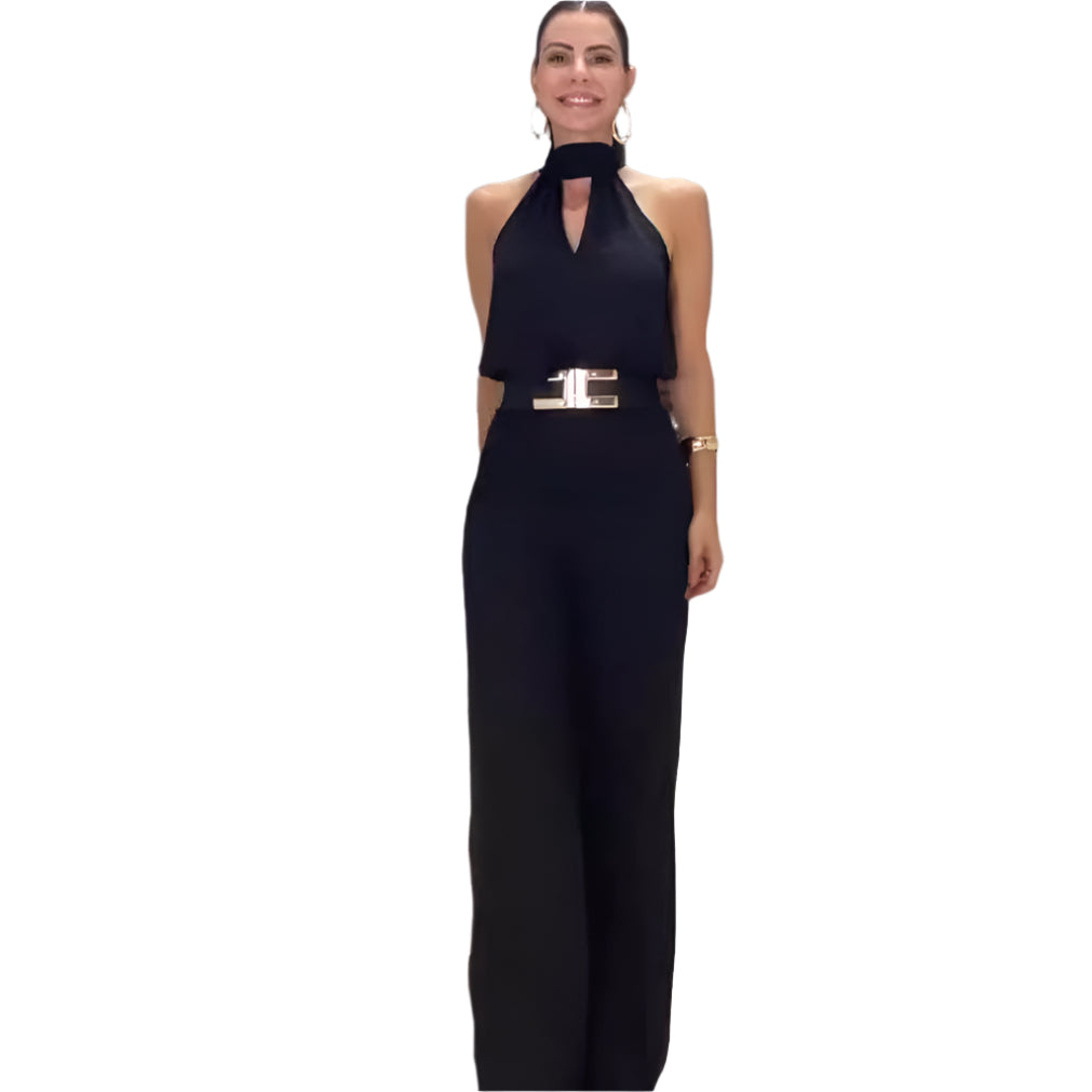 Dam Jumpsuit Sommar Ergonomisk Hållbar Polyester-1