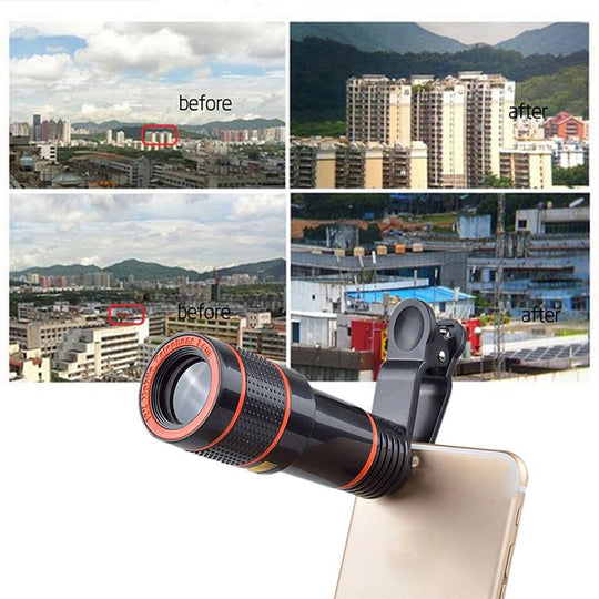 Obiectiv Telescopic Cu Zoom 12X Pentru Camera Smartphone