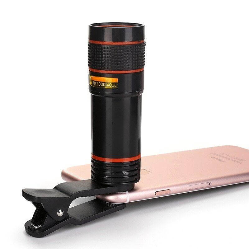Obiectiv Telescopic Cu Zoom 12X Pentru Camera Smartphone